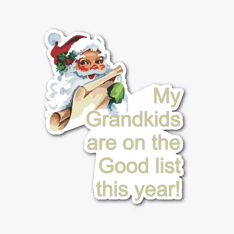 Grandkids Christmas Good List