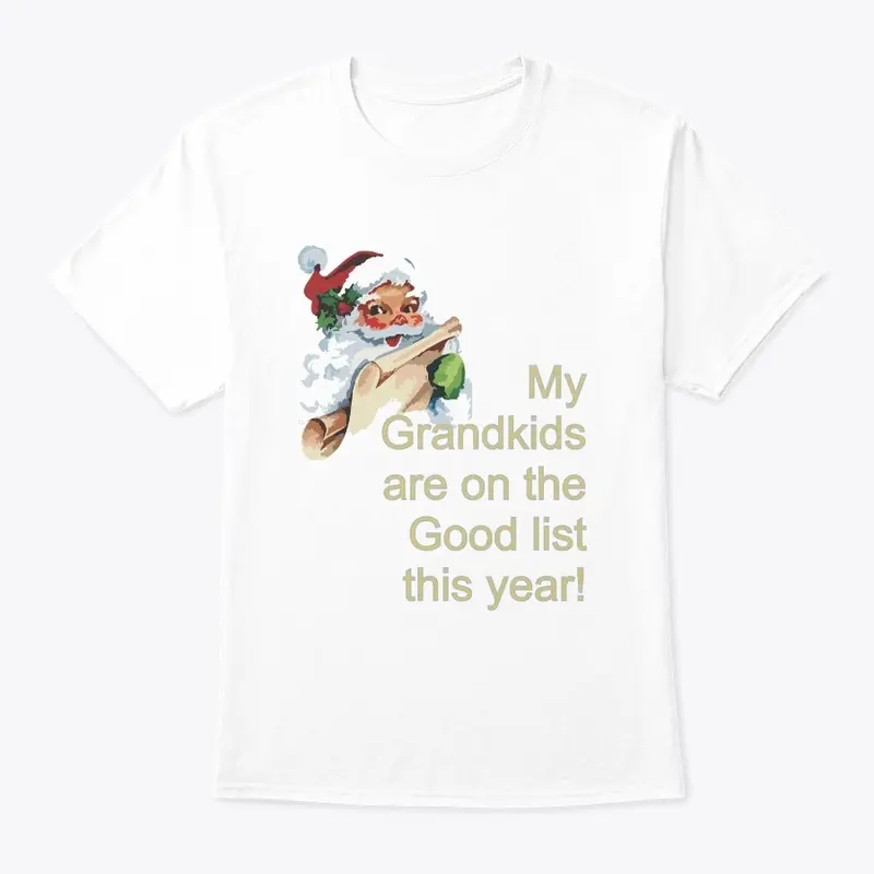 Grandkids Christmas Good List